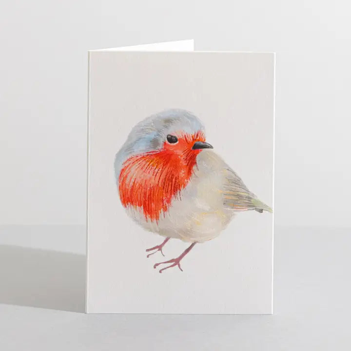 Robin Bird Nature Lover Concertina Card