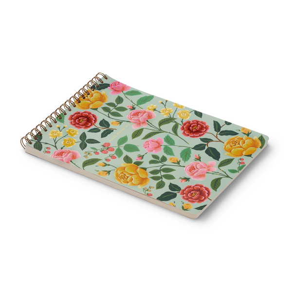 Rifle Paper Co. Large Top Spiral Notebook - Roses
