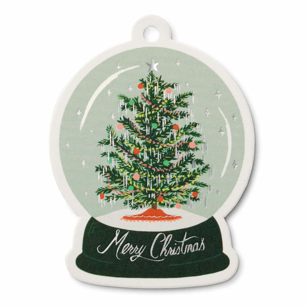 Rifle Paper Co. Die-Cut Gift Tags - Snow Globe