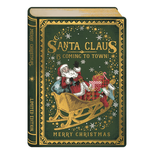 Story Book Santa Claus Town Christmas Card 