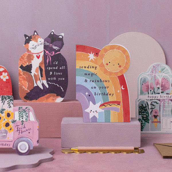 Sister Paper Co. - Kids Rainbow Birthday Card 