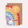 Sister Paper Co. - Kids Rainbow Birthday Card 