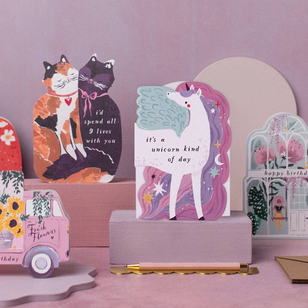 Sister Paper Co. - Unicorn Birthday Card 