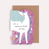 Sister Paper Co. - Unicorn Birthday Card 