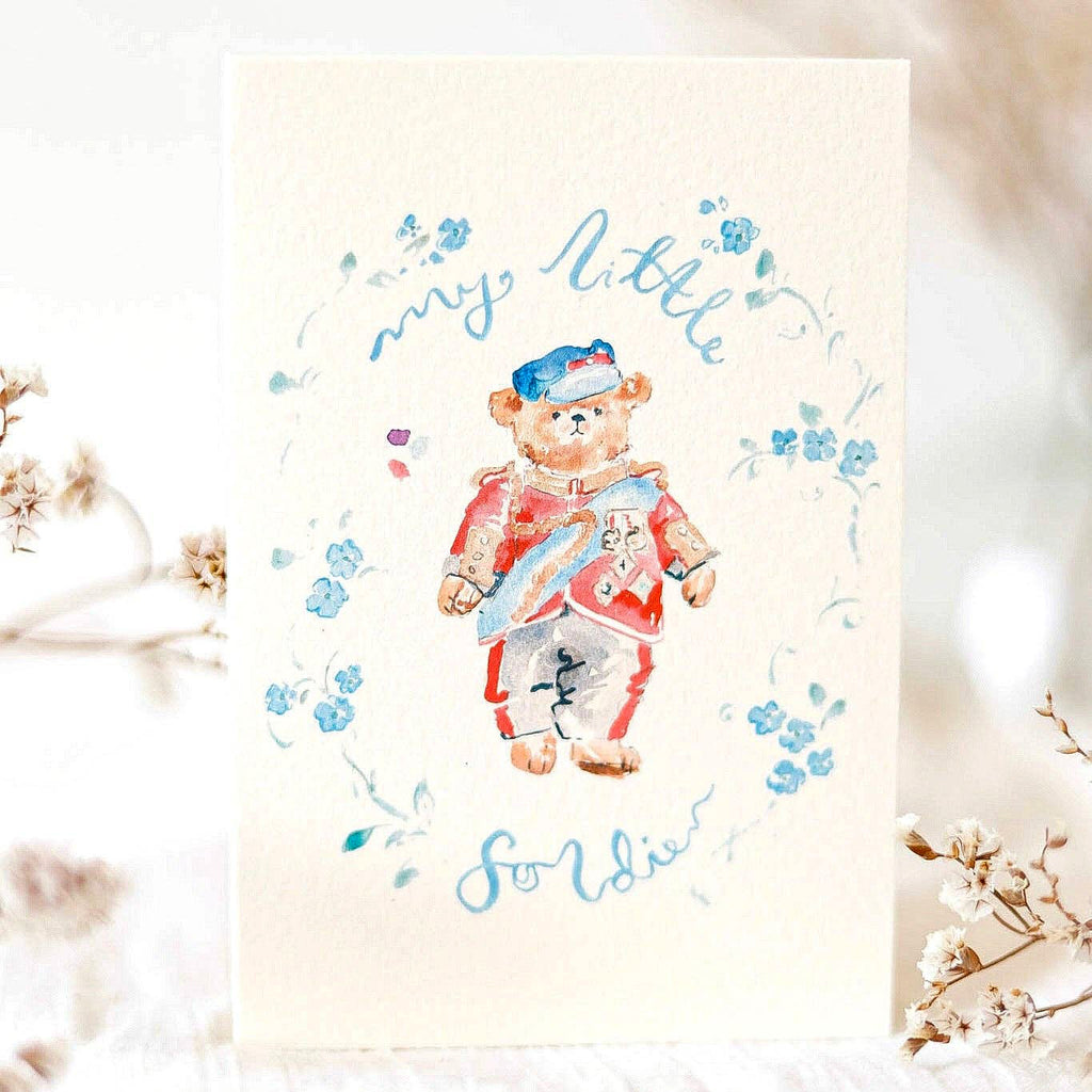 Sophie Amelia My Little Solider - Children's Card