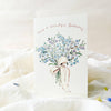 Greeting card with floral design and 'Have a beautiful Birthday' text on a white background