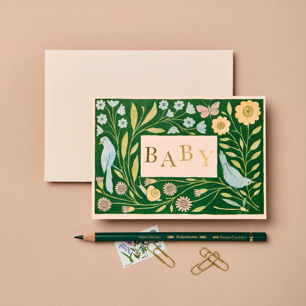 Wanderlust Paper Co. Springtime 'Baby' Card