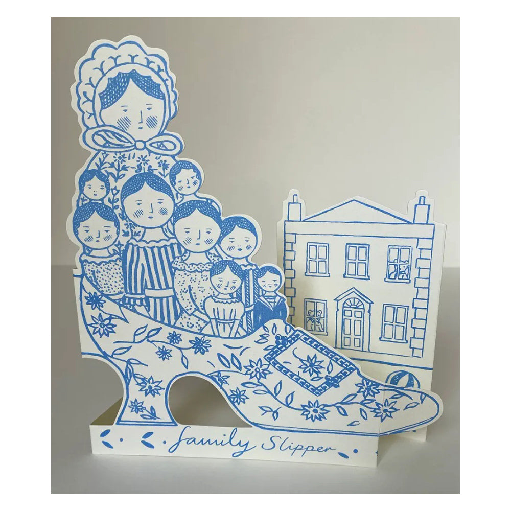 Elizabeth Harbour Stand-up Family Slipper Card