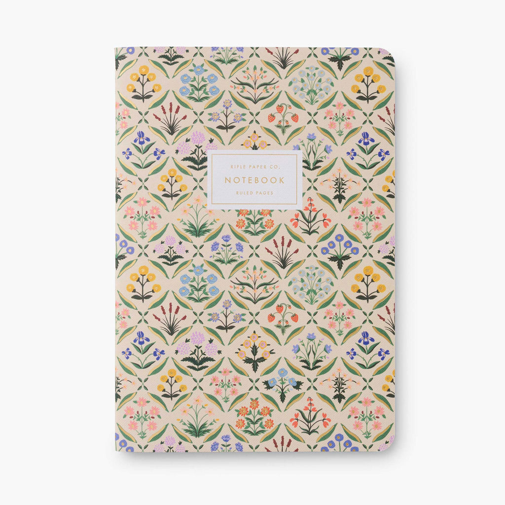 Rifle Paper Co. Set of 3 Stitched Notebooks - Estee