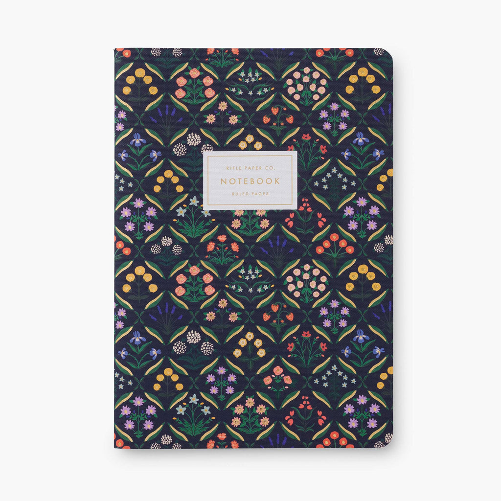 Rifle Paper Co. Set of 3 Stitched Notebooks - Estee