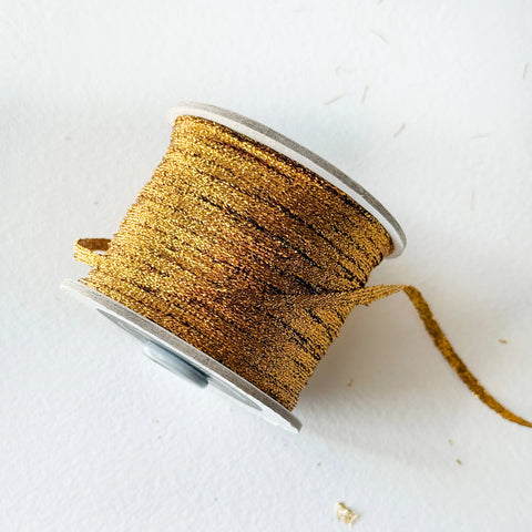 Studio Carta Metallic Braided Ribbon - Amber