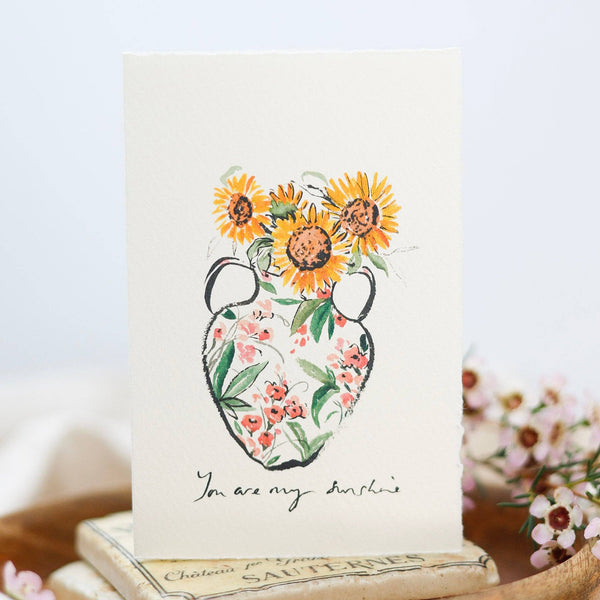 Sophie Amelia You are my sunshine - Summer Greeting Card