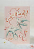 Sophie Amelia Creates - Engaged Swallows Engagement Card