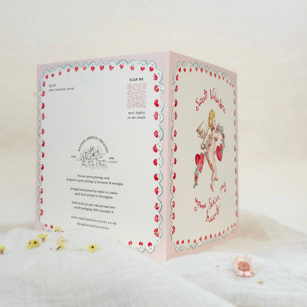 Sophie Amelia Creates - Sweet Valentine Cherub Card