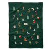 Rifle Paper Co. - Signs of the Season Embroidered Tea Towel