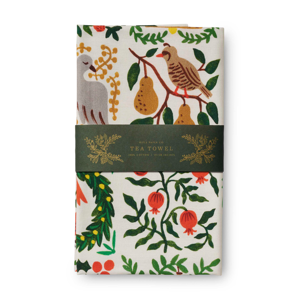 Rifle Paper Co. - Christmastide Tea Towel