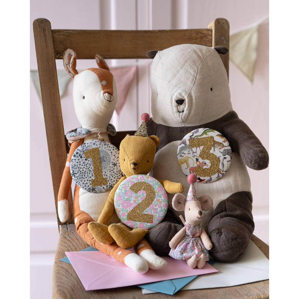 The Charming Press - Birthday Badge Age 2 - Liberty Betsy Ann Fabric