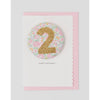 The Charming Press - Birthday Badge Age 2 - Liberty Betsy Ann Fabric