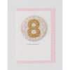 The Charming Press - Birthday Badge Age 8 - Liberty Betsy Ann fabric