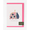 The Charming Press - Ladybird Birthday Card - Liberty Betsy Ann Pale Pink