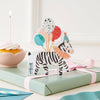The Charming Press - Zebra Die Cut Card - Adelajda Liberty Fabric 