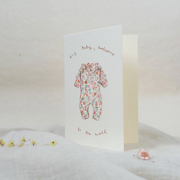 Sophie Amelia Creates - Tiny Baby New Baby Card