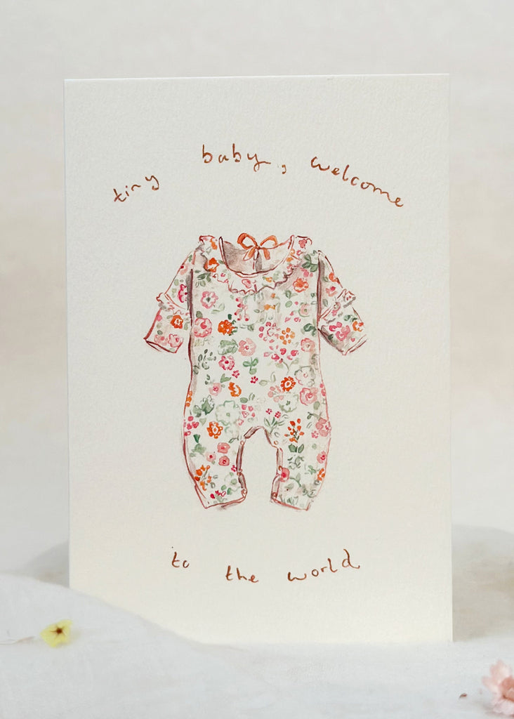 Sophie Amelia Creates - Tiny Baby New Baby Card