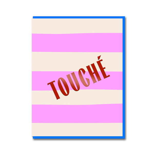 Darling Clementine French Twist Touche Card