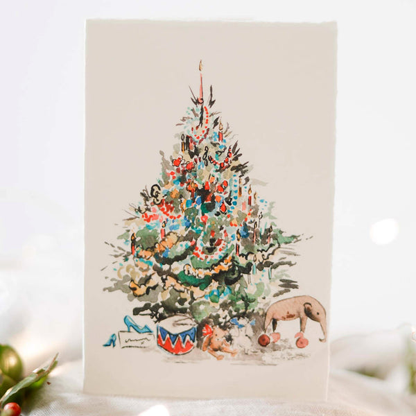 Sophie Amelia Under The Tree Christmas Card