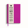 1973 Blank Canvas Fuchsia A5 Lined Notebook