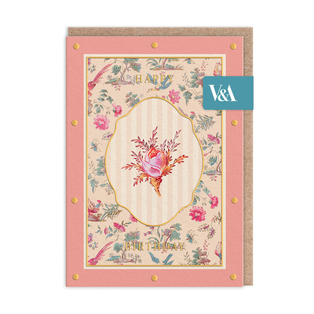 V&A Cottagecore Small Posy Birthday Card