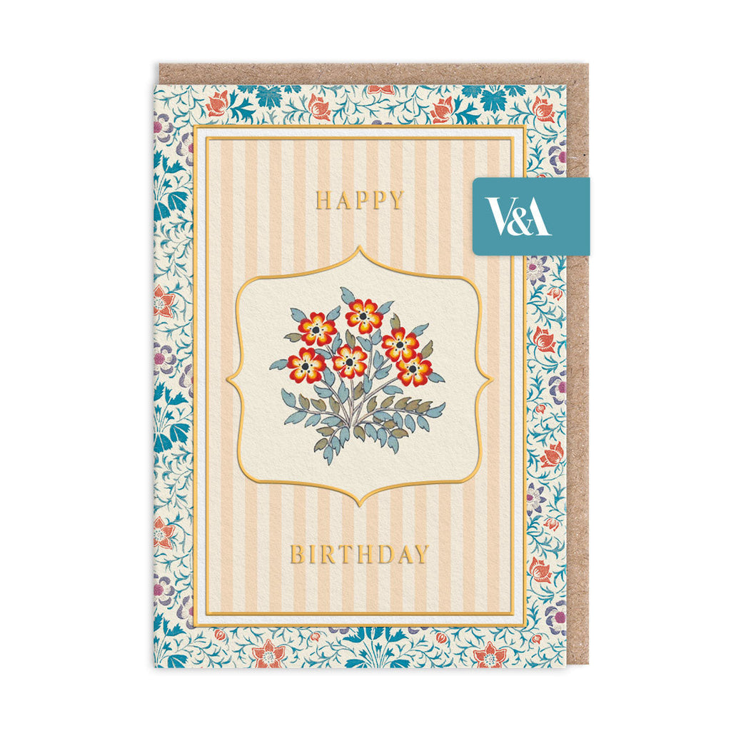 V&A Cottagecore Garden Flower Greeting Card