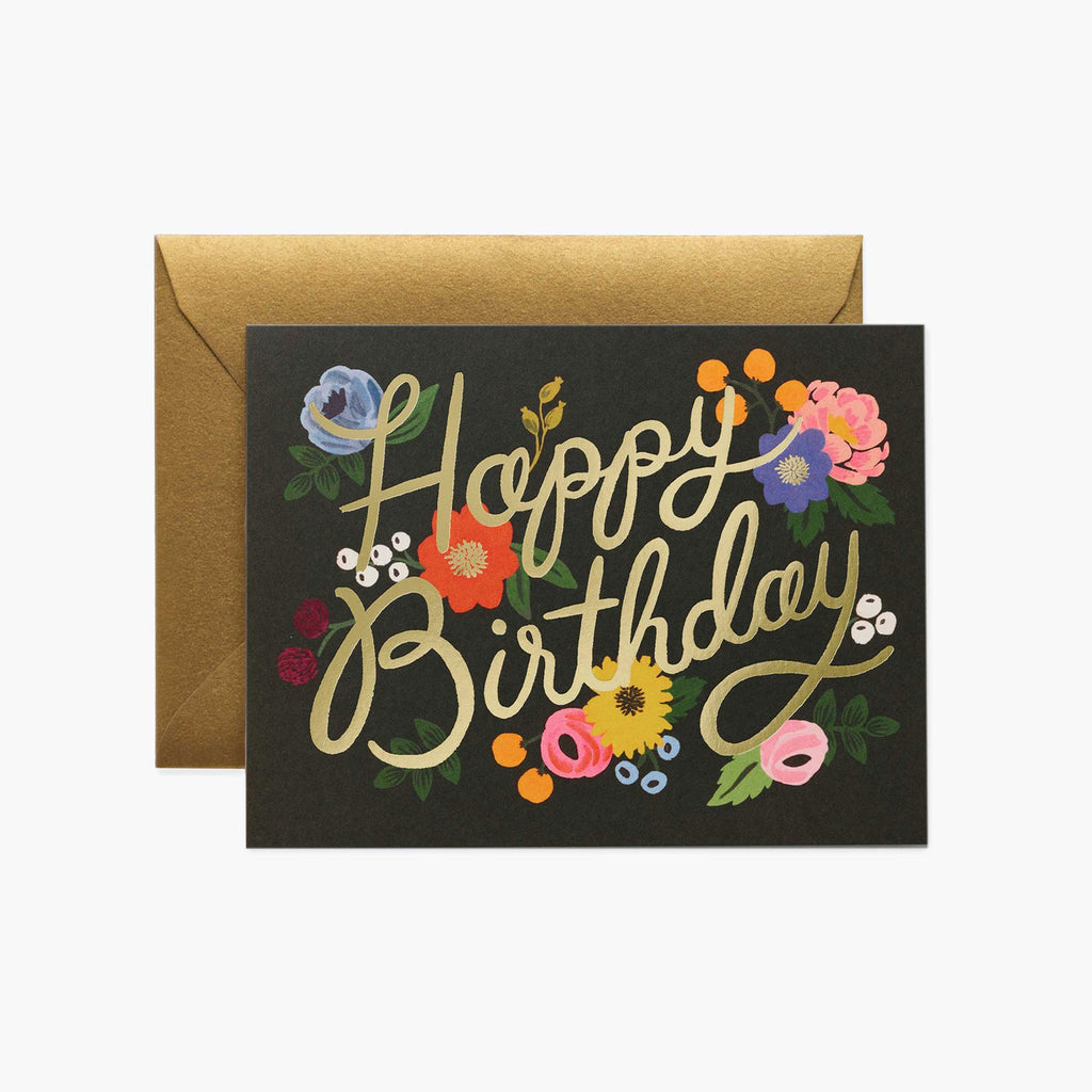 Rifle Paper Co. Vintage Blossoms Birthday Card