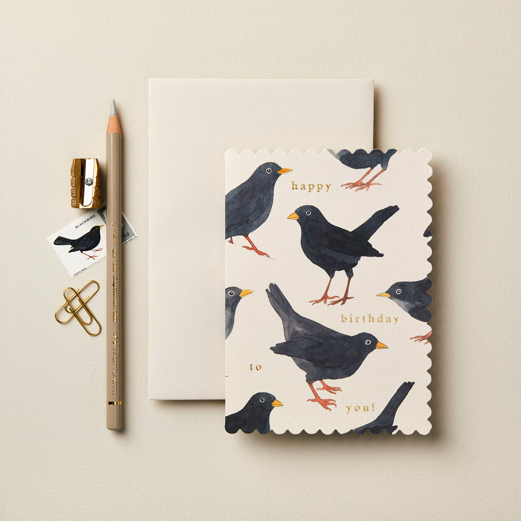 Wanderlust Paper Co. Blackbird 'Happy Birthday To You!' Card