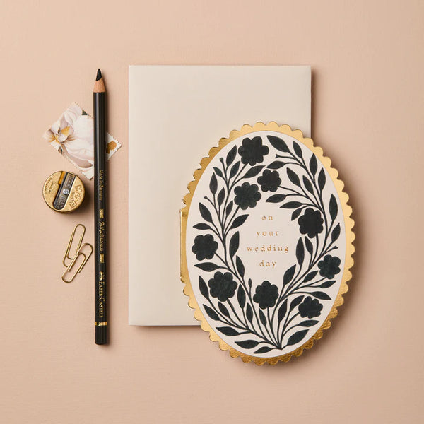 Wanderlust Paper Co. Ink Flora 'On Your Wedding Day' Card