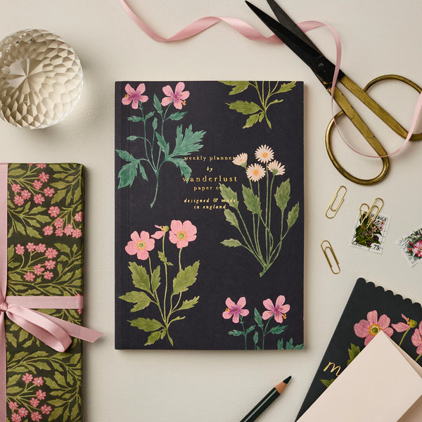 Wanderlust Paper Co. Botanical Weekly Planner (Undated)