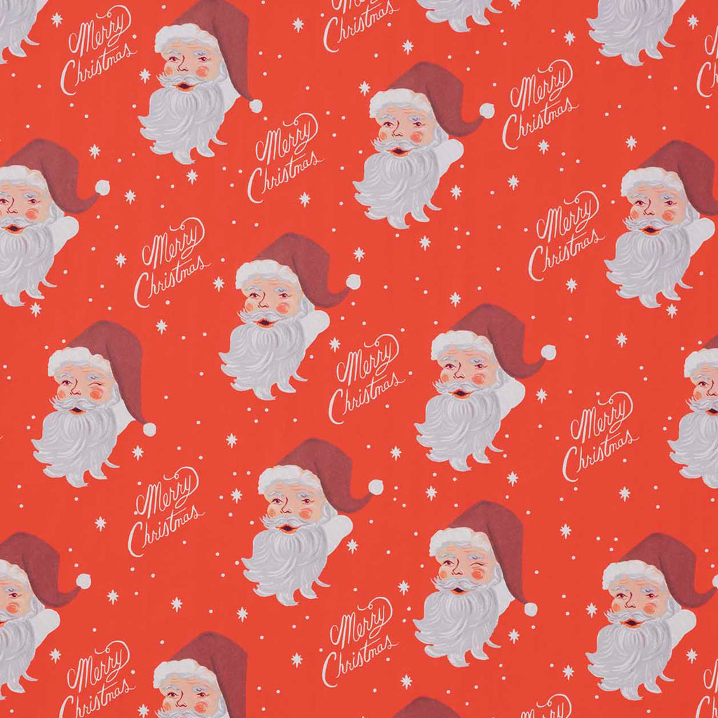 Rifle Paper Co. Santa Christmas Gift Wrap