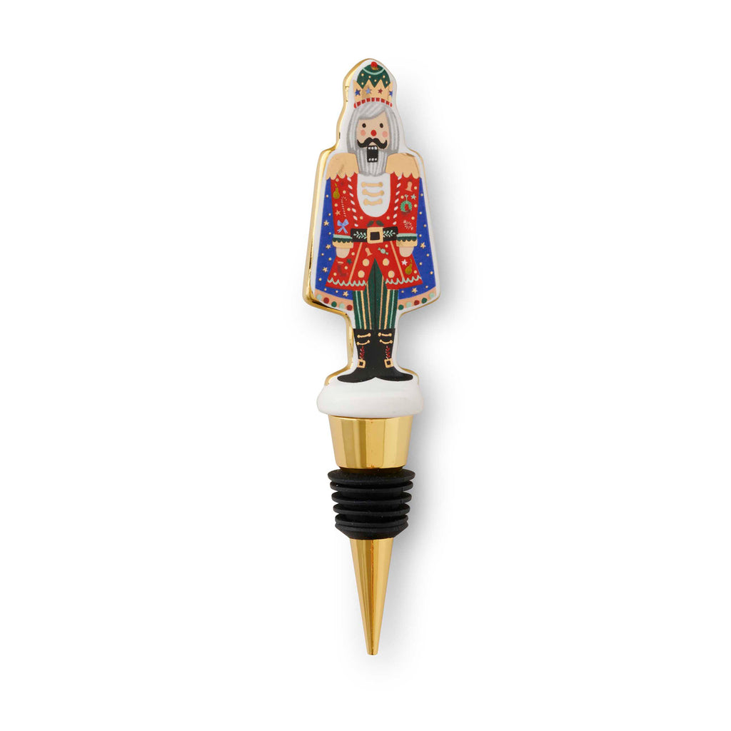 Rifle Paper Co. - Nutcracker Porcelain Wine Stopper Set