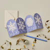 Wanderlust Paper Co. Snowflake Concertina Mini Christmas Card