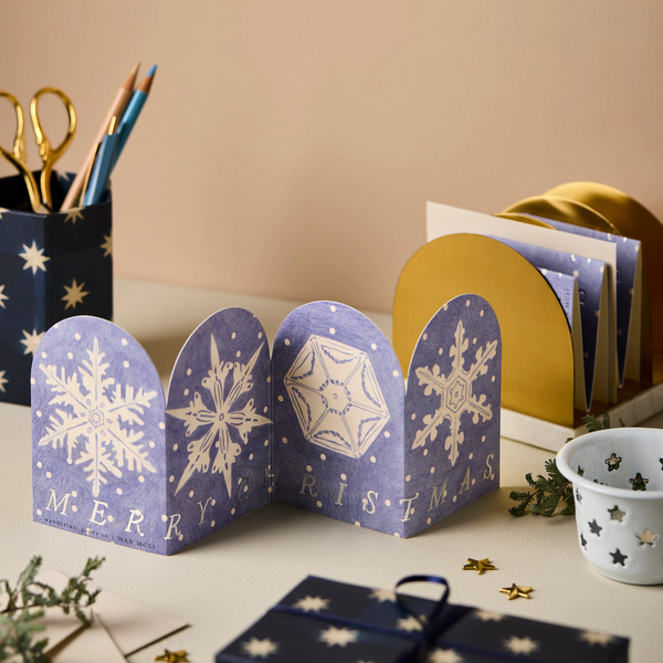 Wanderlust Paper Co. Snowflake Concertina Mini Christmas Card