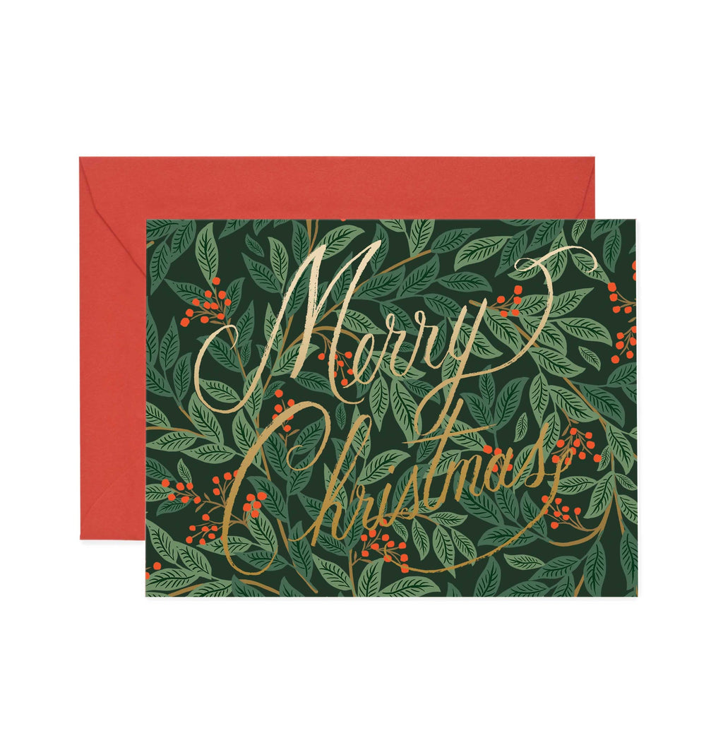 Rifle Paper Co. Willowberry Christmas Card