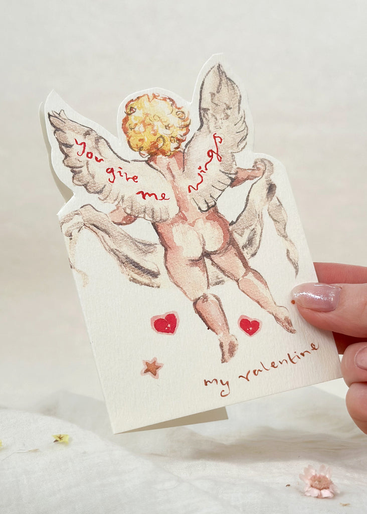 Sophie Amelia Creates - You Give Me Wings Valentine Card