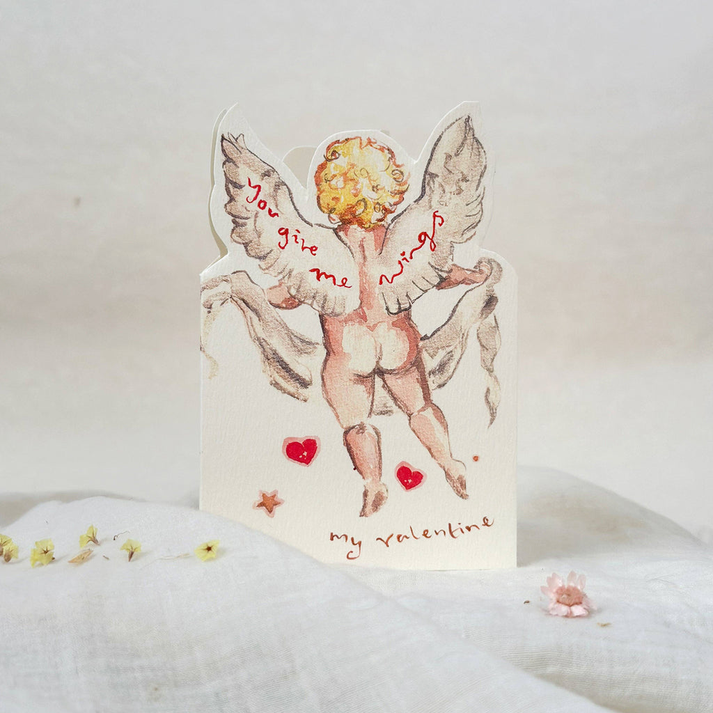 Sophie Amelia Creates - You Give Me Wings Valentine Card