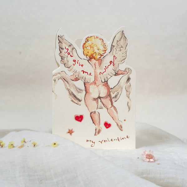 Sophie Amelia Creates - You Give Me Wings Valentine Card