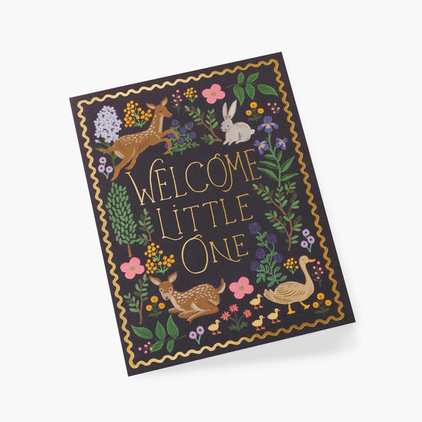 Rifle Paper Co. Woodland Welcom Baby Card