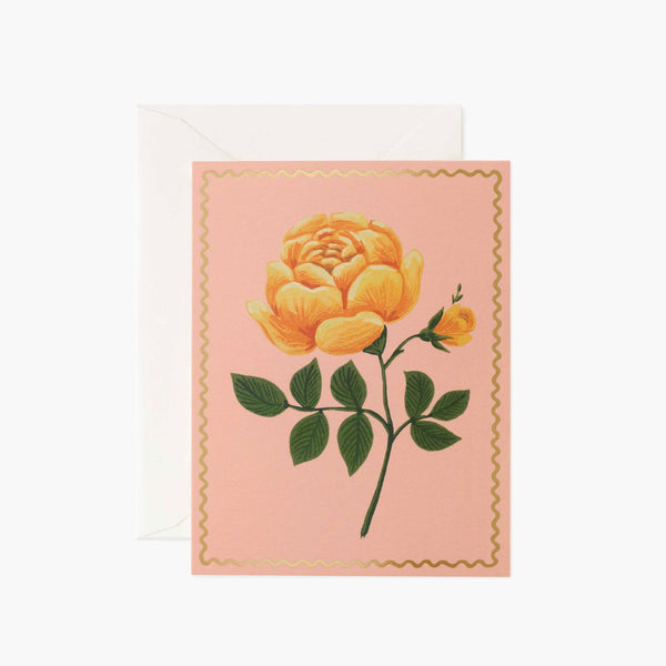 Rifle Paper Co. Yellow Rose Card