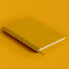 1973 Blank Canvas Yellow A5 Lined Notebook