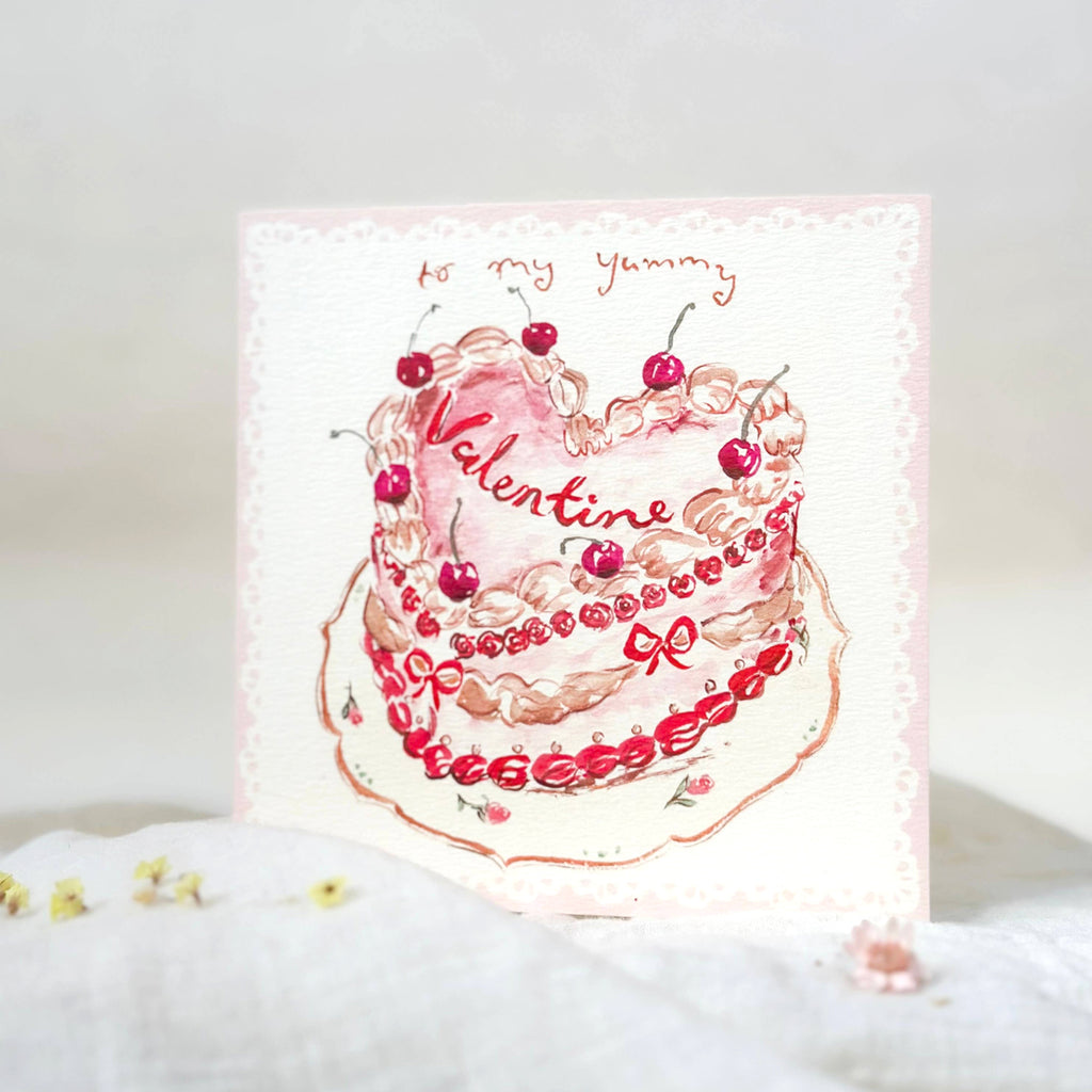 Sophie Amelia Creates - To My Yummy Valentine Cake Card