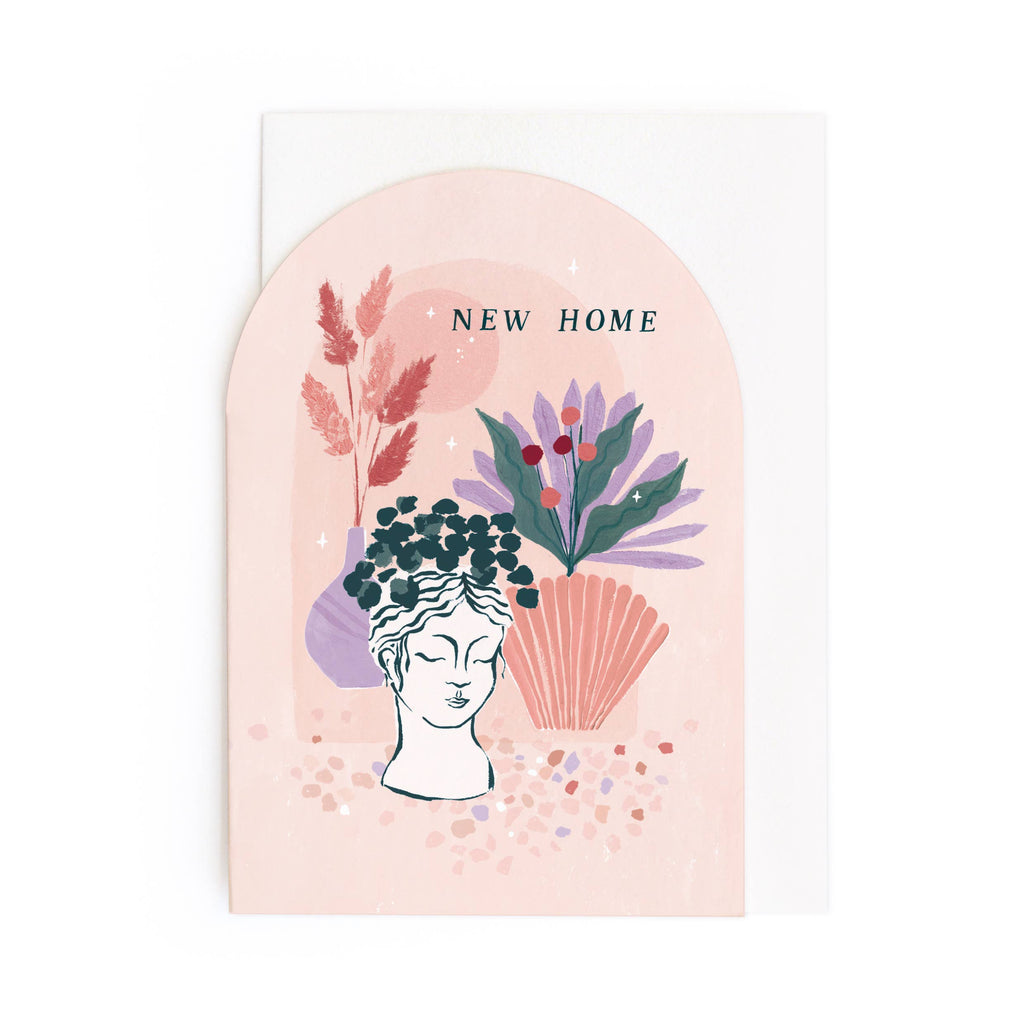 Sister Paper Co. Dried Flowers New Home Card