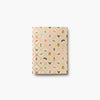 Notebook with decorative cover pattern on a white background